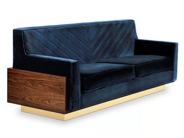 AFONSO - 3 seater velvet sofa by ROYAL STRANGER - view 3